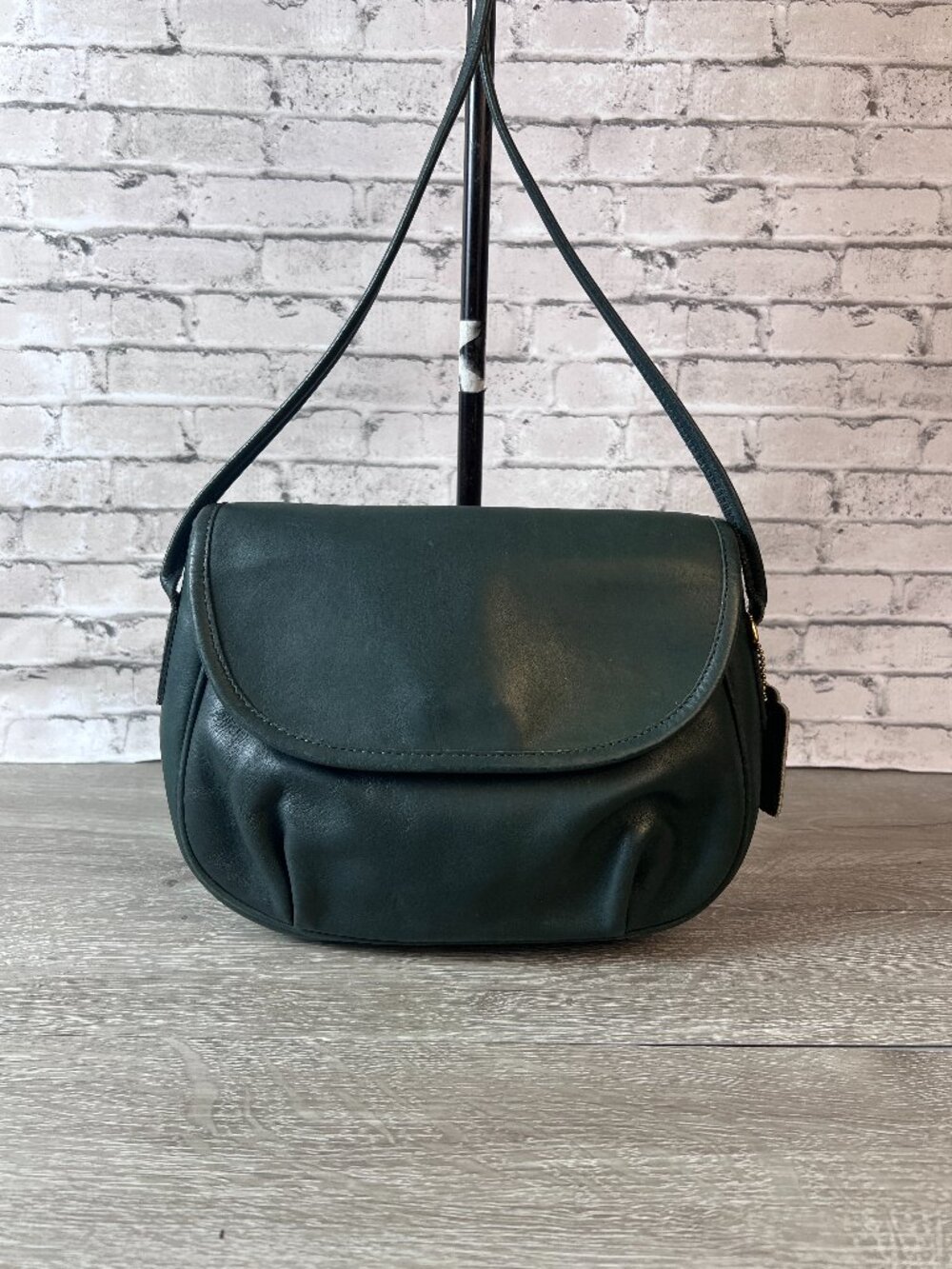 Rare Ivy Green Vintage Coach Cafe Bag 4111  Early 1990's